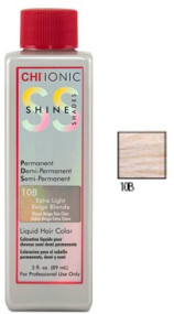 CHI Ionic Shine Shades Liquid Color - Безаміачна фарба 89 мл 10B - Дуже світлий бежевий блонд