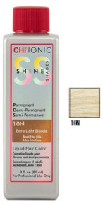CHI Ionic Shine Shades Liquid Color - Безаміачна фарба 89 мл 10N - Дуже світлий натуральний блонд