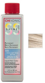 CHI Ionic Shine Shades Liquid Color - Безаміачна фарба 89 мл 10S - Дуже світлий сріблястий блондин плюс