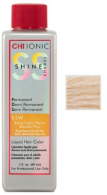 CHI Ionic Shine Shades Liquid Color - Безаміачна фарба 89 мл 11W - Дуже світлий теплий блонд плюс
