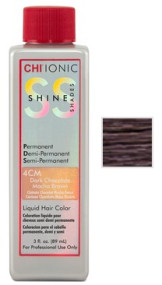 CHI Ionic Shine Shades Liquid Color - Безаміачна фарба 89 мл 4CM - Темнокоричневий шоколадний мокко 