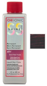 CHI Ionic Shine Shades Liquid Color - Безаміачна фарба 89 мл 4RV - Темний червоний фіолет