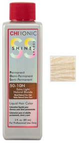 CHI Ionic Shine Shades Liquid Color - Безаміачна фарба 89 мл 50-10N - Дуже світлий натуральний блондин