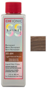 CHI Ionic Shine Shades Liquid Color - Безаміачна фарба 89 мл 50-6N - Світлий натуральний шатен