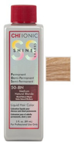 CHI Ionic Shine Shades Liquid Color - Безаміачна фарба 89 мл 50-8N - Натуральний блонд