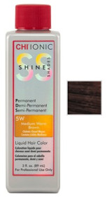 CHI Ionic Shine Shades Liquid Color - Безаміачна фарба 89 мл 5W - Теплий шатен