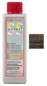 CHI Ionic Shine Shades Liquid Color - Безаміачна фарба 89 мл 6A - Попелястий світлий шатен