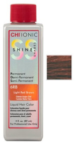 CHI Ionic Shine Shades Liquid Color - Безаміачна фарба 89 мл 6RB - Червоний світлий шатен