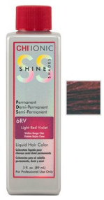 CHI Ionic Shine Shades Liquid Color - Безаміачна фарба 89 мл 6RV - Світлий червоний фіолет