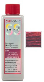 CHI Ionic Shine Shades Liquid Color - Безаміачна фарба 89 мл 8RV - Екстра світлий червоний фіолет +