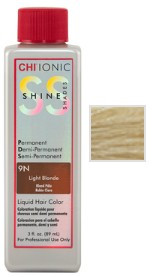 CHI Ionic Shine Shades Liquid Color - Безаміачна фарба 89 мл 9N - Світлий блонд