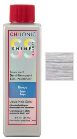 CHI Ionic Shine Shades Liquid Color - Безаміачна фарба 89 мл BEIGE ADDITIVE - Бежевий коректор