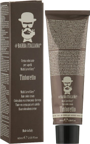 Barba Italiana Tintoretto Multi Level Grey - Крем-краска для волос для мужчин 60 мл nr.4 - Средний каштановый