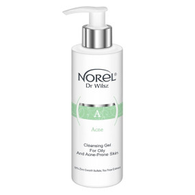Norel Acne Cleansing Gel For Oily And Acne-Prone Skin Очищувальний гель для жирної та схильної до акне шкіри 200 мл