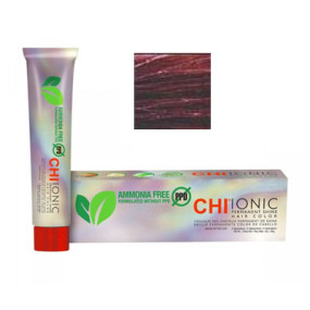 CHI Ionic Permanent Shine Hair Color - Безаммиачная краска 90 мл 7RV - Экстра светлый красный фиолет