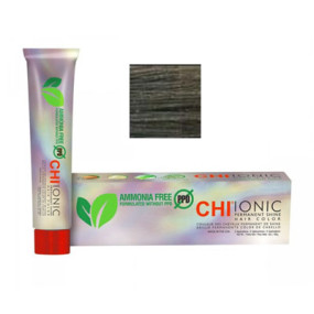 CHI Ionic Permanent Shine Hair Color - Безаміачна фарба 90 мл 6AA - Глибокий попелястий світлий шатен