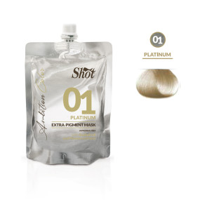 Shot Ambition Color Extra Pigment Mask - Тонуюча маска "Екстра пігмент"  01 платиновий