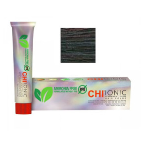 CHI Ionic Permanent Shine Hair Color - Безаміачна фарба 90 мл 4A - Попелястий темний шатен