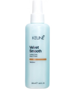 Keune Velvet Smooth 2 Phase Spray - Двофазний спрей для розгладження і пом'якшення волосся 200 мл