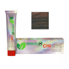CHI Ionic Permanent Shine Hair Color - Безаміачна фарба 90 мл 50-5R - Шатен