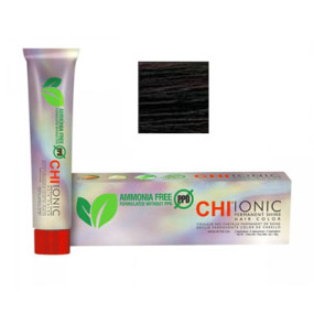 CHI Ionic Permanent Shine Hair Color - Безаміачна фарба 90 мл 50-4N - Темний натуральний шатен