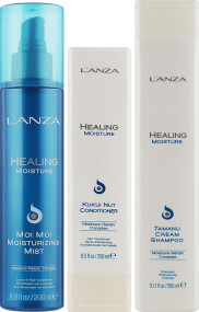 L'anza Healing Moisture Holiday Trio Box - Набір для зволоження волосся 91243A\91227A
