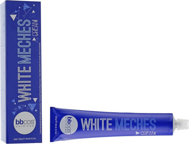 BBcos White Meches Bleaching Cream - Крем для знебарвлення волосся 120g