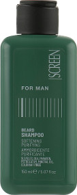 Screen For Man Beard Shampoo Зволожувальний шампунь для очищення бороди  150 мл