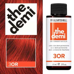 Paul Mitchell The Demi - Тонуюча фарба для волосся 60 мл 3OR - Мідно-червоний темно-коричневий