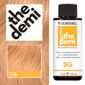 Paul Mitchell The Demi - Тонирующая краска для волос 60 мл 9G - Золотистый очень светлый блондин