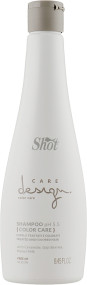 Shot Care Design Color Care Treated And Colored Hair Shampoo - Шампунь для фарбованого волосся 250 мл