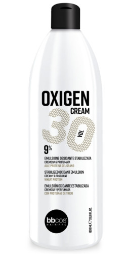 BBCOS OXIGEN CREAM - Окислювач кремоподібний 1000 мл 30 vol (9%)