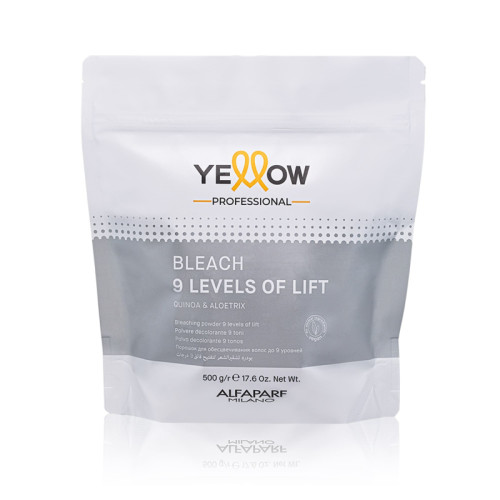 Yellow Bleach 9 Levels - Осветляющая пудра для волос до 9-ти тонов 500 г