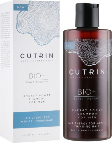 Cutrin Bio+ Energy Boost Shampoo For Men - Шампунь від випадіння волосся для чоловіків 250 мл