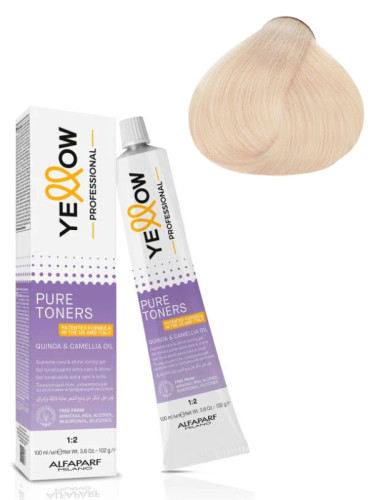 Yellow Pure Toners - Безаммиачный полуперманентный краситель 100 мл Sweet Violet .2