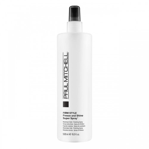 Paul Mitchell Freeze & Shine Super Spray - Спрей для укладання сильної фіксації "Заморожування і блиск" 500 мл