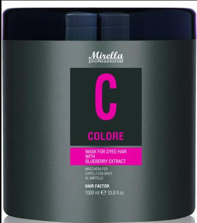 Mirella Professional C Colore - Маска для окрашенных волос с экстрактом черники - Mirella Professional C Colore - Маска для окрашенных волос с экстрактом черники 1000 мл