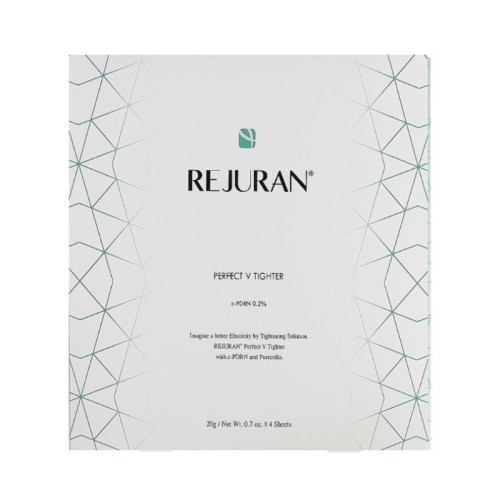REJURAN Perfect V Tighter - Восстанавливающая тканевая маска для лица и шеи 4 шт