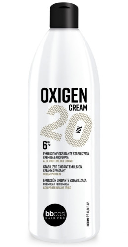 BBCOS OXIGEN CREAM - Окислювач кремоподібний 1000 мл 20 vol (6%)