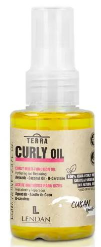 Lendan Terra Curly Oil - Багатоцільове масло для локонів 75 мл