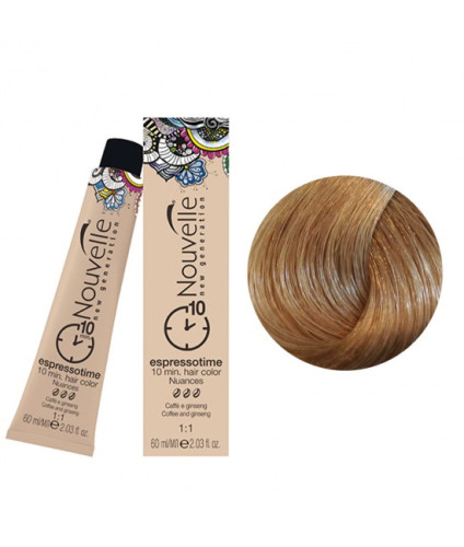 Nouvelle ESPRESSOTIME Фарба для швидкого фарбування 60 мл 9.71 Дуже світлий блонд кавовий дуже світлий