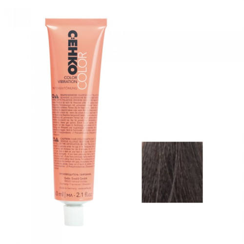 C:EHKO Color Vibration - Крем тонуючий без аміаку з бджолиним воском та протеїном шовку 60 мл 5/75 - Темно-горіховий