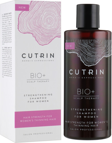 Cutrin Bio+ Strengthening Shampoo - Зміцнюючий шампунь від випадіння для жінок 250 мл