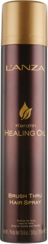 L'anza Keratin Healing Oil Brush Thru Hair Spray - Спрей для брашинга 350 мл