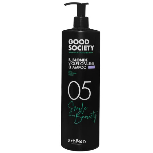 Artego Good Society 05 B-Blonde Violet Opaline Shampoo Відтіночний шампунь з молочно-фіолетовою пігментацією 1000 мл