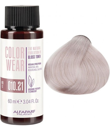Alfaparf Color Wear Liquid - Тонуюча рідка фарба 60 мл 010.21 - Cвітлий фіолетово-попелястий блондин
