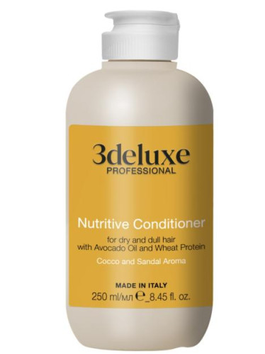 3DeLuXe Nutritive Conditioner - Кондиционер для сухих и тусклых волос 250 мл