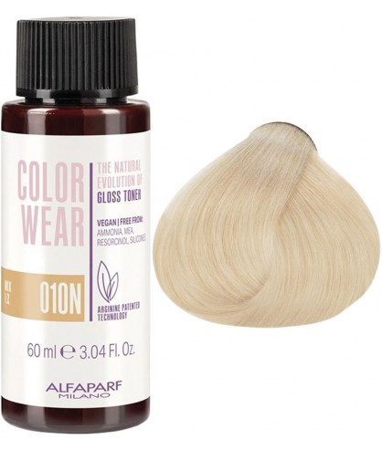 Alfaparf Color Wear Liquid - Тонирующая жидкая краска 60 мл 010N - Светлый натуральный блондин