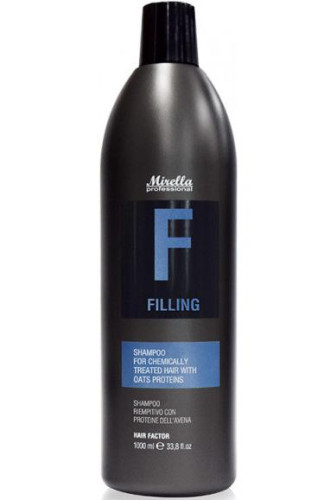 Mirella Professional F Filing -Шампунь для реконструкції волосся з вівсом  1000 мл