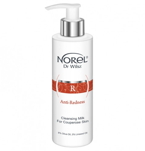 Norel Anti-Redness Cleansing Milk For Couperose Skin - Очищувальне молочко для куперозної шкіри  200 мл